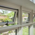 ajar uPVC windows with triple glazing Dorset